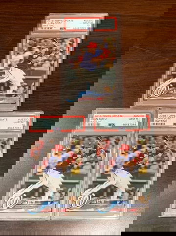 (3) 2018 Topps Update Juan Soto PSA 10