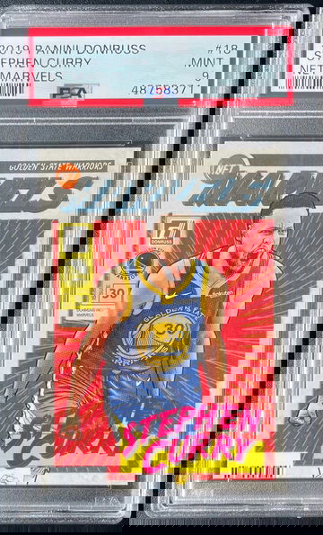 2019 Donruss Stephen Steph Curry Net Marvels PSA 9 