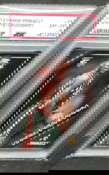 2013 Panini Pinnacle Giannis Antetokounmpo Rc PSA 8