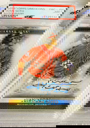 Juan Soto Diamond Icons 1/25 PSA 9 POP 11st year Icons
