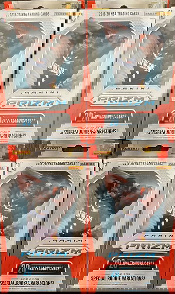 4X NEW SEALED 2019 PRIZM Hanger Box Lot Zion RC year Variations? ORANGE cracked Ice 2019-20 2020