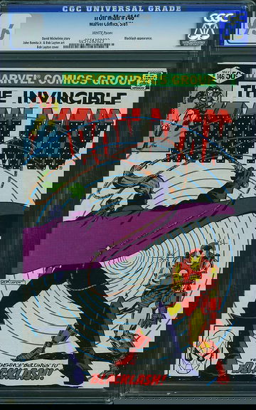 IRON MAN #146, CGC 9.6 NM+