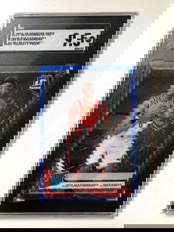 2019 Donruss Optic - Rui Hachimura - Rated Rookie Blue Velocity Prizm SGC 9.5