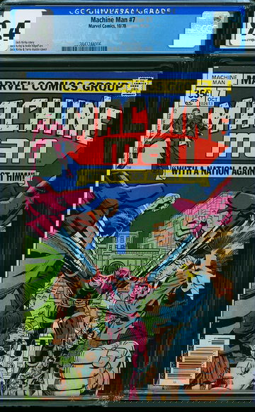 MACHINE MAN #7, CGC 9.4 NM