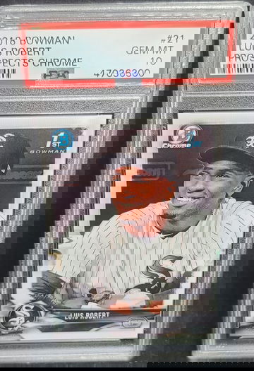 2018 Bowman Chrome Luis Robert Prospects #BCP21 PSA 10