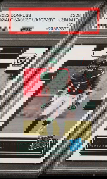 2022 Panini Donruss Ahmad "Sauce" Gardner #328 RC PSA 10