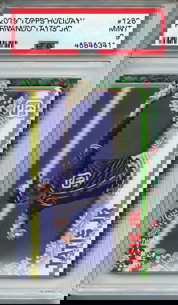 Fernando Tatis Jr. 2019 Topps Holiday #HW126 PSA 9 Mint Rookie RC! 6341