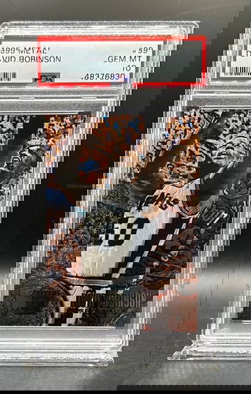 1995 DAVID ROBINSON #99 FLEER METAL PSA 10 MVP HOF SAN ANTONIO SPURS 