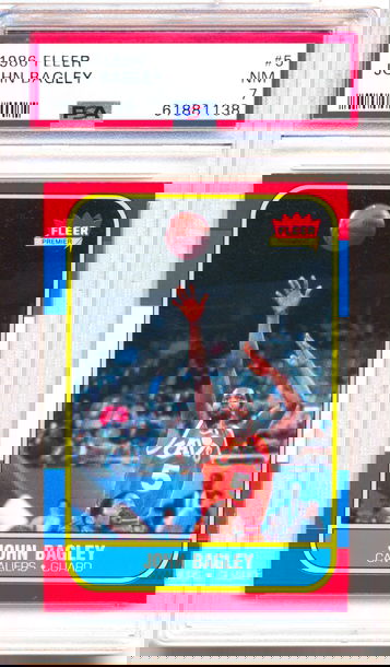 1986 Fleer #5 John Bagley PSA 7