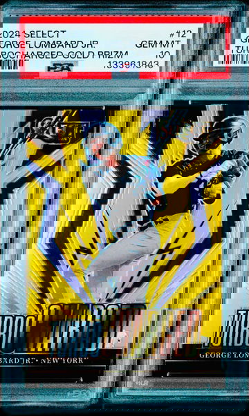 2024 Select GEORGE LOMBARD JR Turbocharged Gold Prizm /10 PSA 10