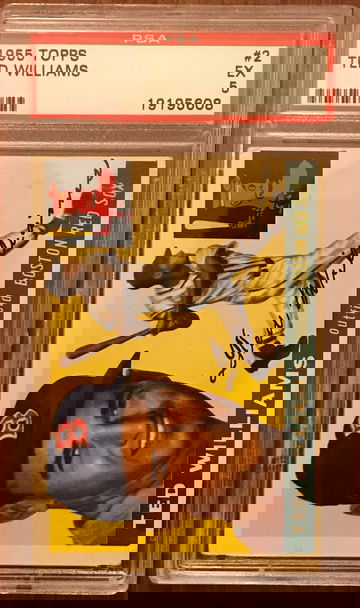 1955 topps Ted Williams PSA 5