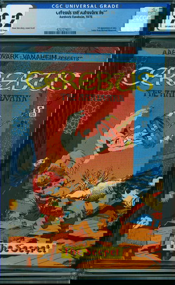 CEREBUS THE AARDVARK #6, CGC 9.2 NM-