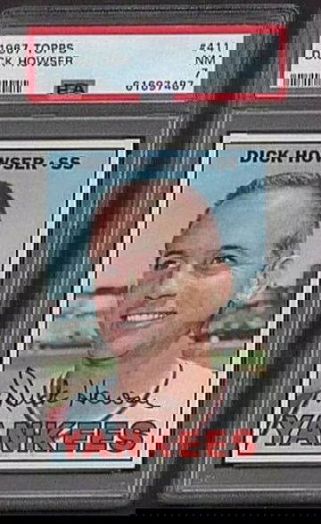 1967 Topps #411 Dick Howser PSA 7