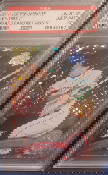 Mike Trout Topps Update Cognac Diamond PSA 10