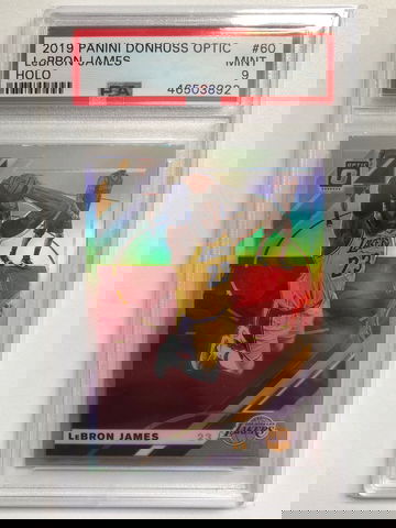 2019 Donruss Optic Lebron Holo PSA MINT 9