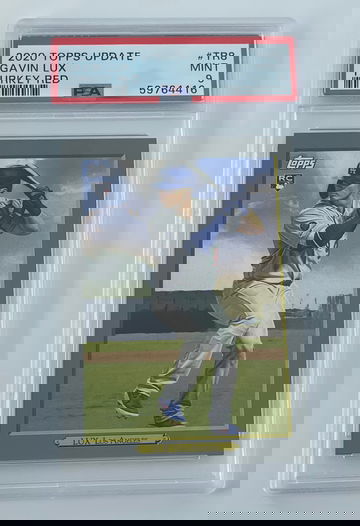 Gavin Lux 2020 Topps Update Series Turkey Red Insert Rookie Card RC PSA 9