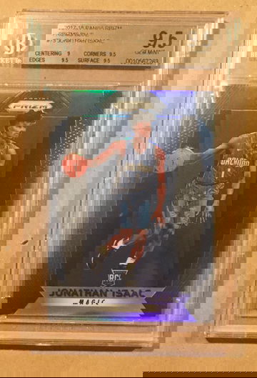 Jonathan Isaac Blue Prizm Rookie /199 BGS 9.5 
