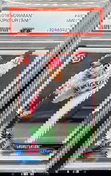 2018 Bowman Shohei Ohtani RC #49 PSA 9 Mint