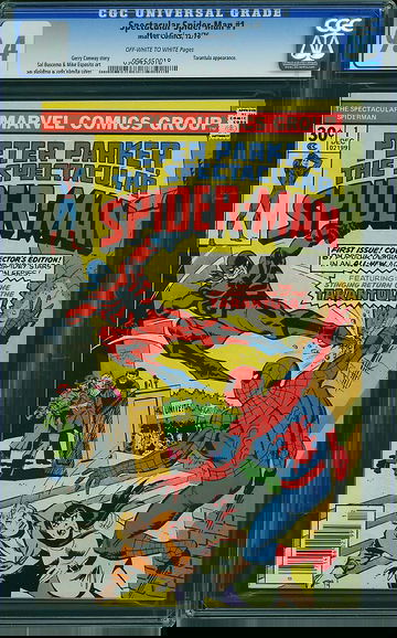 SPECTACULAR SPIDER-MAN #1, CGC 9.4 NM