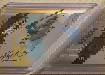 2020 Panini Absolute Kyle Lewis relic/auto/button /10