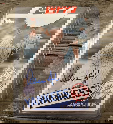 2020 Topps Series 1 Aaron Judge Auto