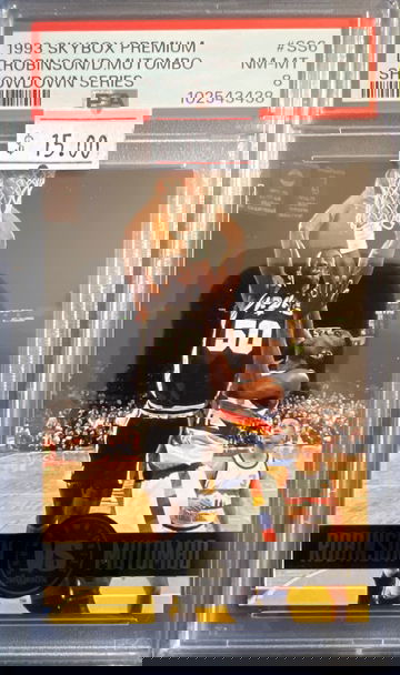 1993 Skybox Premium David Robinson vs. Dikembe Mutombo Showdown Series #SS6 PSA 8 NM-MT