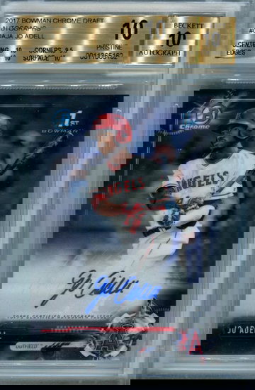 2017 Bowman Chrome Jo Adell BGS 10 auto 10 pristine