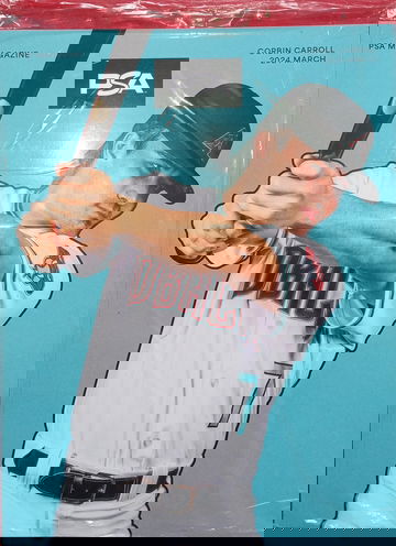 PSA Graded Card Monthly Price Guide Magazine March 2024 Corbin Carroll Arizona Diamondbacks