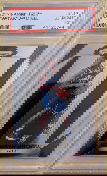 2017 Prizm Donovan mitchell psa 10