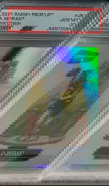2020 Panini Prizm DP Ja Morant Downtown PSA 10
