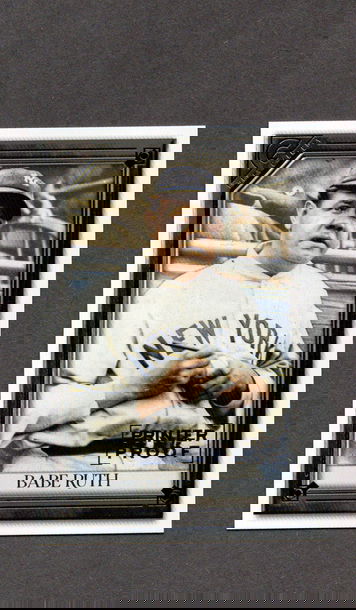 2021 Topps Gallery #141 Babe Ruth Printer Proof SP Yankees HOF