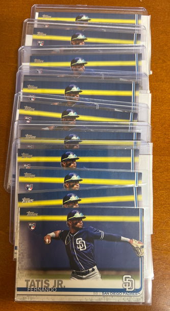 2019 Fernando Tatis Jr Topps 410 lot (11)
