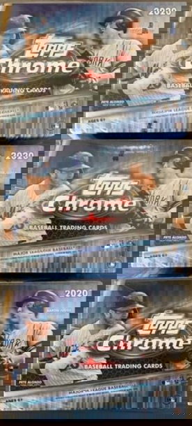 2020 Topps Chrome Blaster Sealed (3x)
