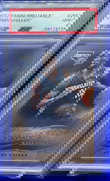 2012 Panini Brilliance Kemba Walker ROOKIE RC #255 PSA 9 MINT Bobcats Low Pop