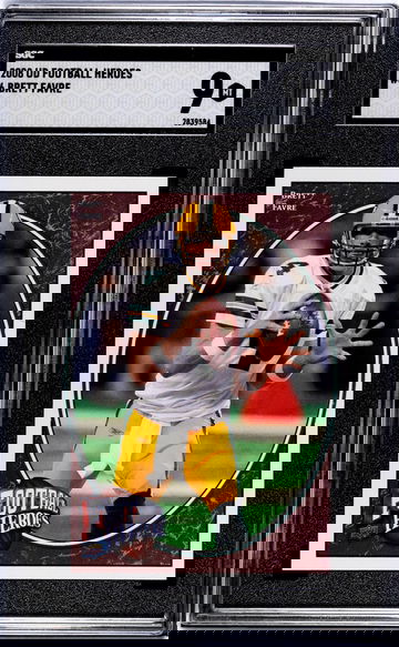 2008 Upper Deck Football Heroes Brett Favre #6 SGC 9