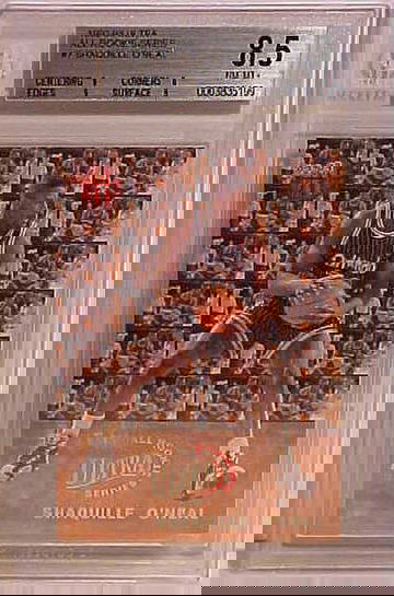 1992-93 ULTRA ALL ROOKIE SERIES #7 SHAQUILLE O'NEAL ROOKIE BGS 8.5 NM-MT+