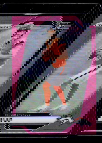 2024 Panini Prizm Pink Prizm Bo Nix #309 RC