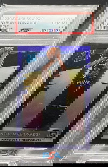 2020-21 Anthony Edwards Psa 10 Purple