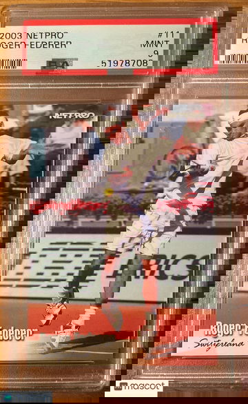 2003 NETPRO Roger Federer #11 PSA 9 Mint