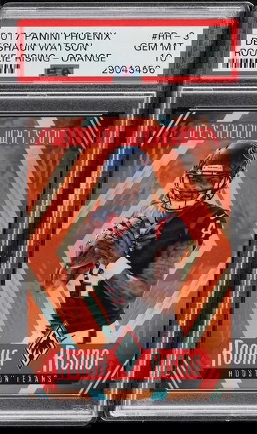 2017 PANINI PHOENIX RISING ORANGE DESHAUN WATSON ROOKIE /49 #RR-3 - PSA 10 GEM