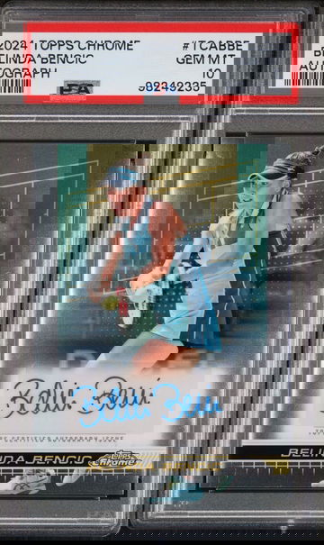 2024 Topps Chrome Belinda Bencic #TCA-BBE Auto PSA 10