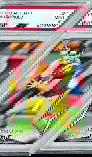 2018 Leaf Draft Sam Darnold RC PSA 9