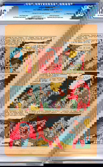 SUPERMAN #1 CGC 0.0 -NG- 26TH PAGE ONLY *ORIG 1ST PRINT ISSUE SUPERMAN #1* 1939