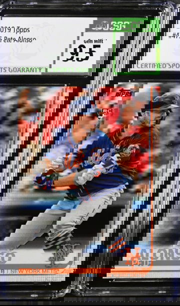 2019 Topps 475 Pete Alonso RC CSG 9.5 Gem Mint