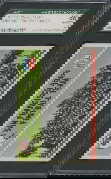 1965 Philadelphia #169 San Francisco 49ers Team SGC 88 NM/MT 8