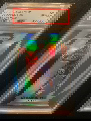 2017 Prizm Silver De'arron Fox PSA 10