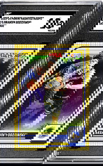 2023-24 Panini Haunted Hoops #15 Brandin Podziemski Orange SGC 10