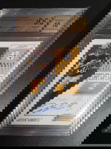 2018 Panini contenders rookie ticket Jaylen Samuels RC BGS 9.5/10