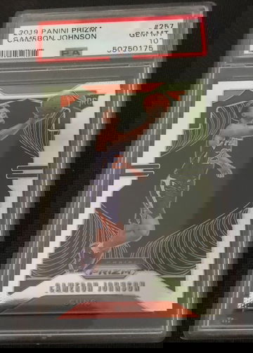 2019 Panini Prizm #257 Cameron Johnson RC PSA 10 Rookie Gem Mint 