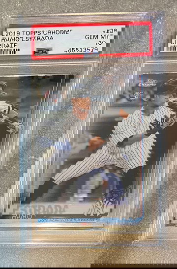 Thairo Estrada 2019 Topps Chrome Update PSA10